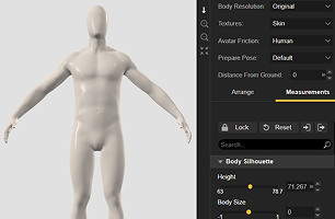 FIT MODEL AVATAR CREATION